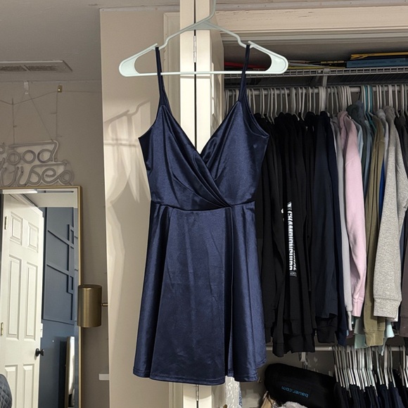 Windsor Navy Blue Mini Dress - Picture 1 of 2